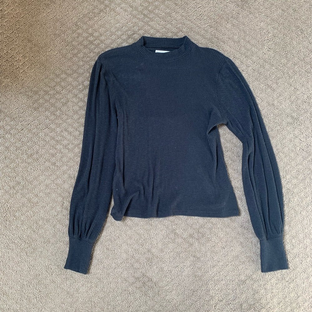 Abercrombie & Fitch Black Long Sleeve Shirt Size L